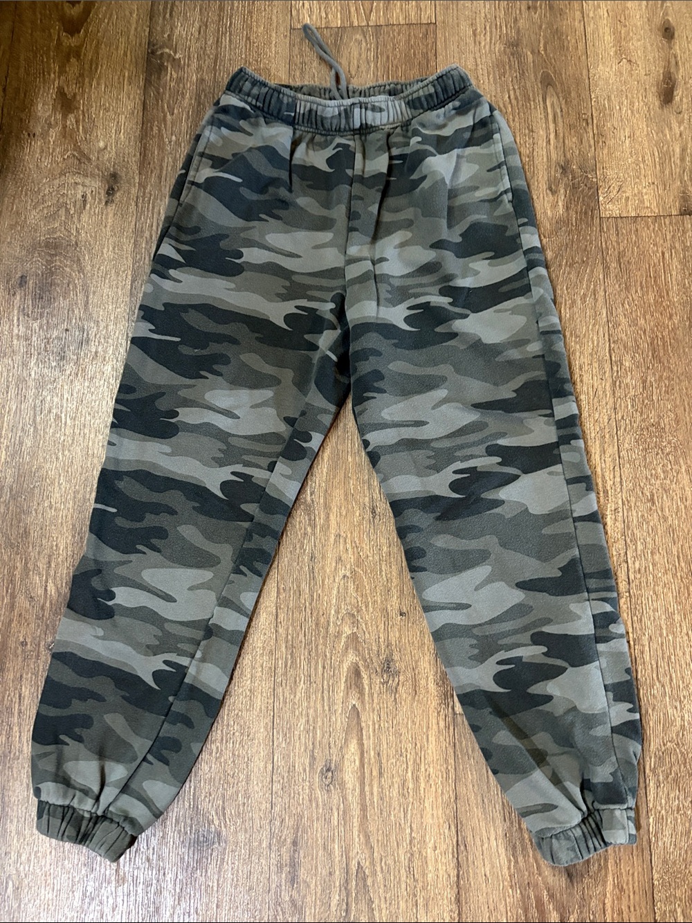 wild fable Olive & Black Camo Jogger Track Pants